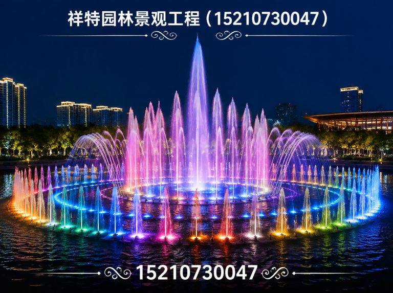 望都县音乐喷泉展示图