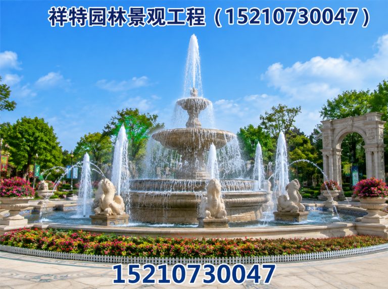 望都县喷泉工程展示图